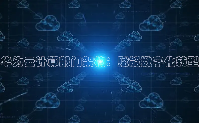 金年汇app官方网站下载安装颐驰 06华为云计算部门架构：赋能数字化转型