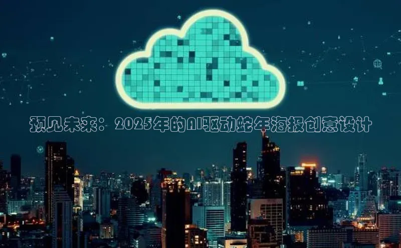 预见未来：2025年的AI驱动蛇年海报创意设计